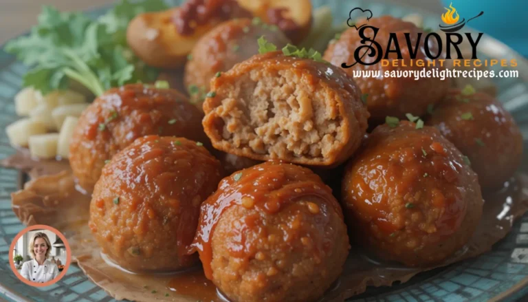 A plate of freshly baked Rotel Sausage Balls, golden-brown and packed with cheese, sausage, and spicy Rotel, perfect for appetizers or party snacks.