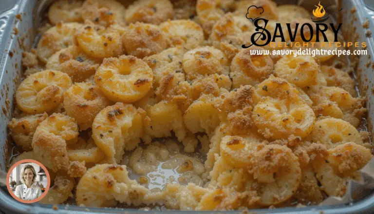 A mouthwatering pineapple bake, perfect for desserts or festive occasions.