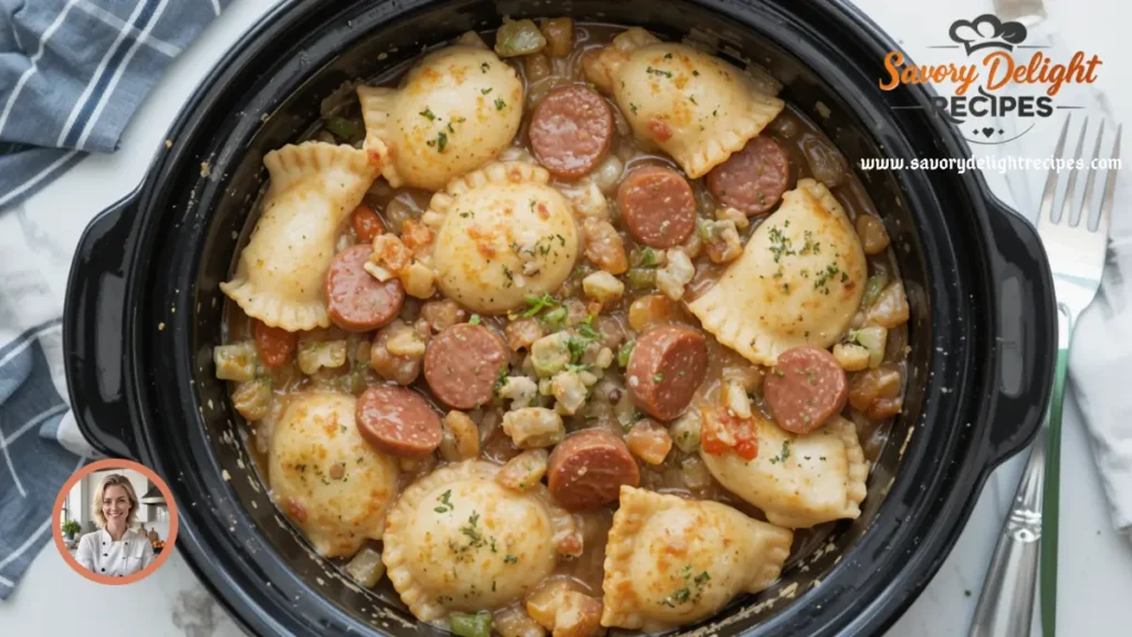 Warm up your day with this comforting pierogies and kielbasa crockpot recipe. Simple ingredients, incredible taste!