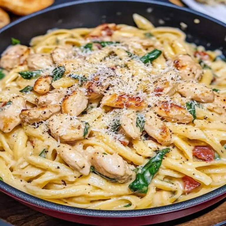 Discover how to whip up Creamy Tuscan Chicken Pasta in under 30 minutes! This rich, flavorful dish is perfect for busy nights.