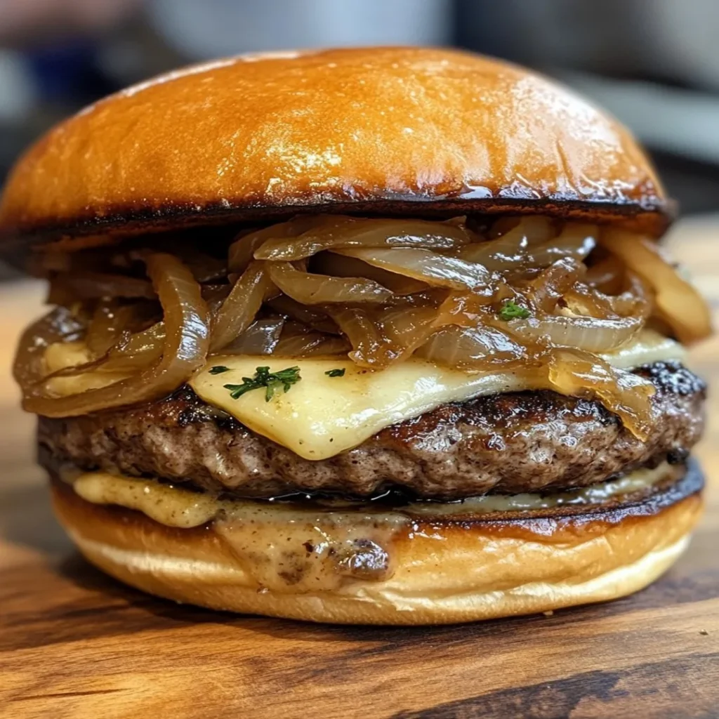 Love French onion soup but want something heartier? Discover how to make French Onion Soup Burgers at home for a meal that satisfies every craving