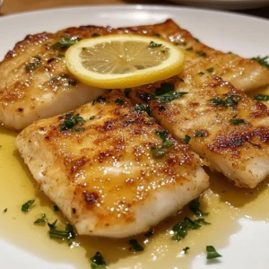 Tired of bland meals? Pan-Fried Fish with Lemon Butter Sauce brings zest and simplicity to your kitchen. Discover the secret to mastering this classic dish tonight