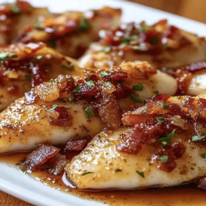 Discover how to make Crispy Bacon Chicken with Garlic Glaze in under 30 minutes. Juicy, flavorful, and easy—perfect for any night!