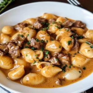 Craving comfort food? Discover how to make Creamy Beef Shells in under 20 minutes! Get the best, quick, and easy recipe now.