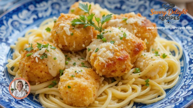 Discover how to whip up Garlic Butter Chicken Bites With Creamy Parmesan Pasta in under 30 minutes! This easy, flavorful recipe combines tender chicken and creamy pasta for a dinner everyone will love. Try it tonight!