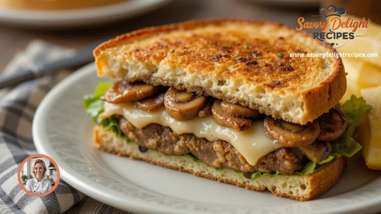 Discover the ultimate Mushroom Swiss Patty Melt recipe. Juicy beef, sautéed mushrooms, and melty Swiss cheese on crispy rye bread. Perfect for a quick, gourmet meal.