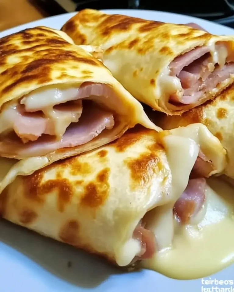 Craving a quick meal? These Air Fryer Chicken Ham and Cheese Wraps are the only recipe you need for a tasty lunch or dinner. Discover now!