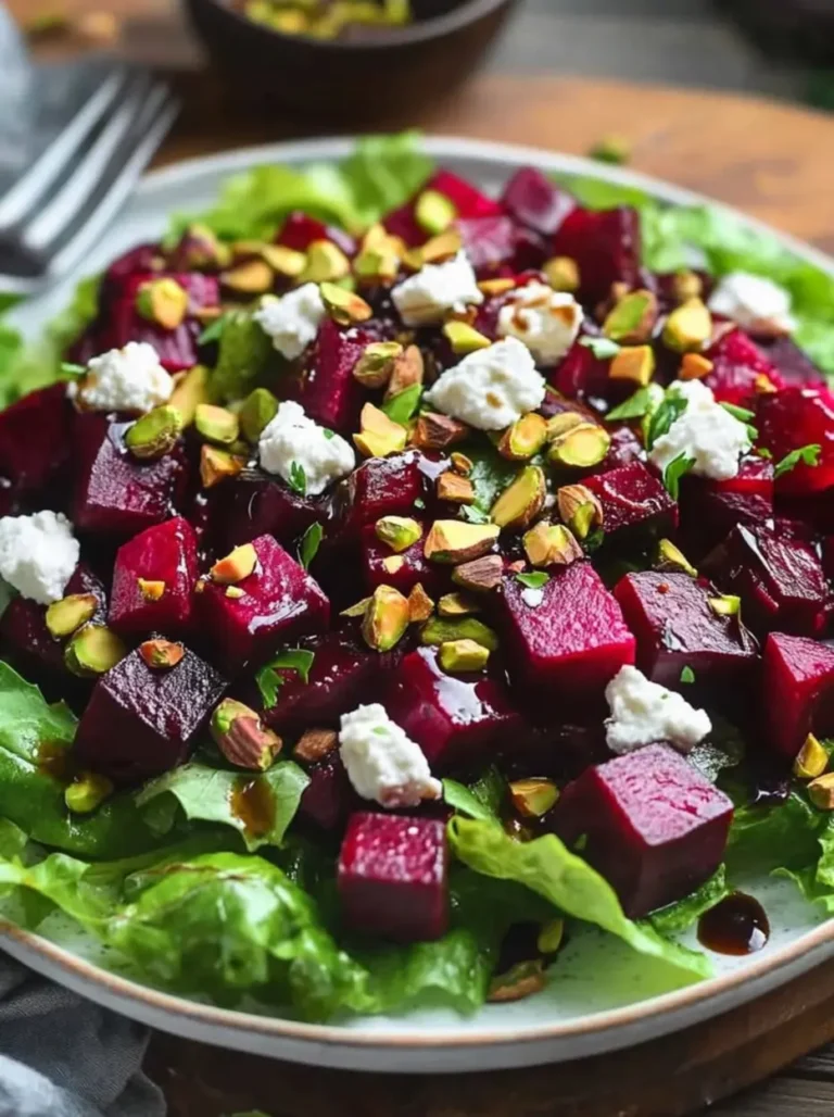 Craving a vibrant dish? Explore 5 reasons to adore Beet Salad with Goat Cheese Pistachios! Get recipe tips & a flavor explosion. Discover now!