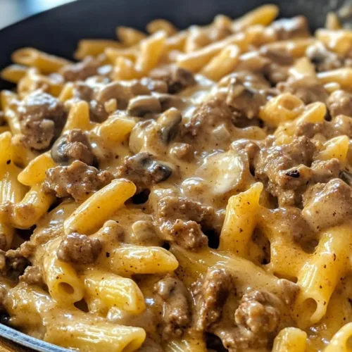 Craving creamy? Why Cajun Beef Stroganoff with Velveeta Penne Delights combines Cajun beef with velvety penne—Try.