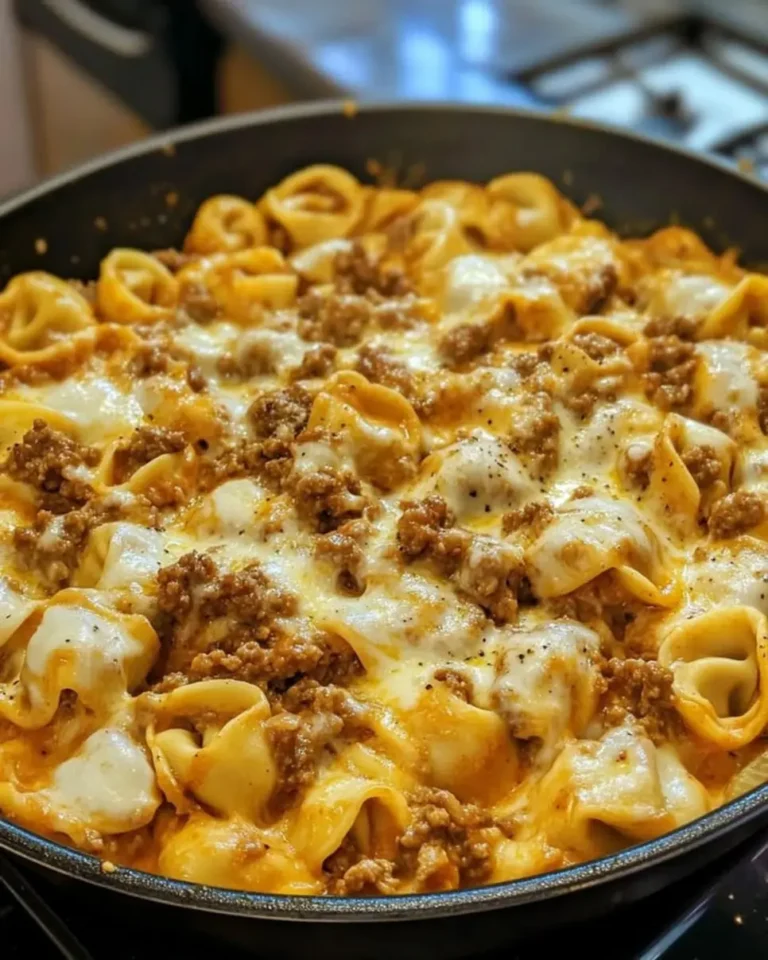 Craving quick comfort food? This *Cajun Beef Tortellini Skillet* recipe is ready in just 10 minutes! Creamy, flavorful, & easy. *Discover* the secret!