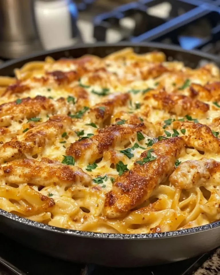 Craving a quick, flavorful meal? Make this easy Cajun Chicken Alfredo: 10 Minute Skillet Recipe! A simple way to enjoy Cajun Chicken Fettuccine Alfredo. Try it!
