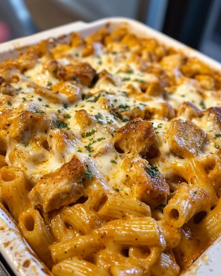 Party bake? How Cajun Cream Cheese Chicken Pasta Bake Wow Guests layers cream cheese in spicy pasta bake—Discover.