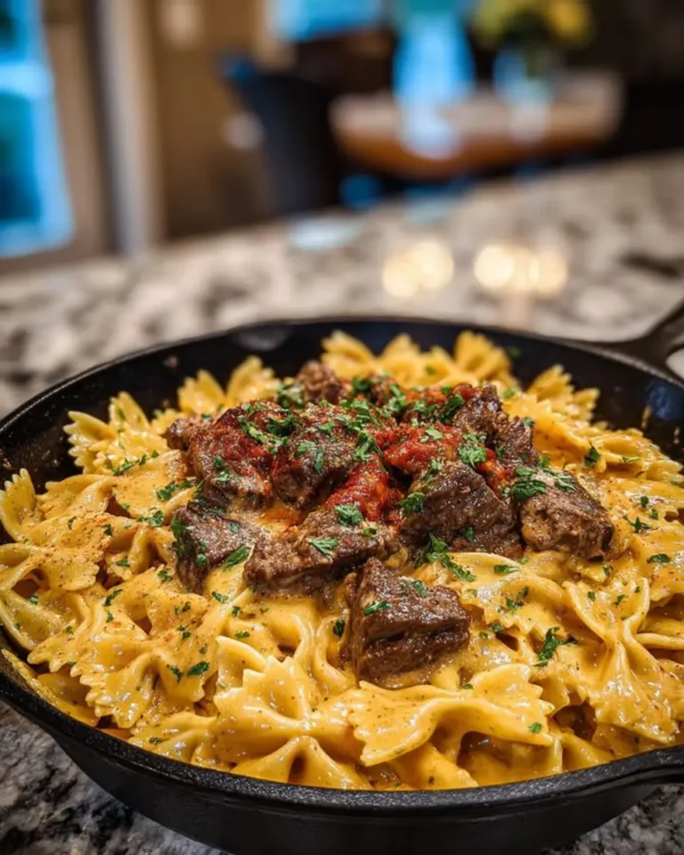 Craving comfort food? Unlock 5 secrets for a delicious Cheesy Garlic Beef Cajun Bowties Skillet! Learn easy tips for a flavorful weeknight meal. Discover now!