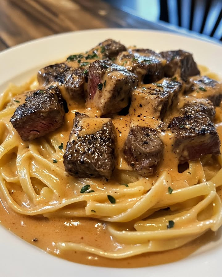 Heat seekers? How Cheesy Spicy Cajun Steak Linguine Fires Up Dinner infuses spicy steak into cheesy linguine—Learn.