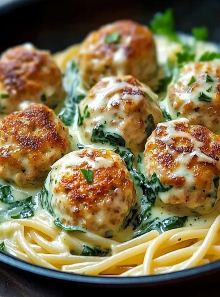 Craving Chicken Meatballs with Creamy Spinach Alfredo? Follow these 5 simple tips for the perfect, flavorful meal! Try it now.