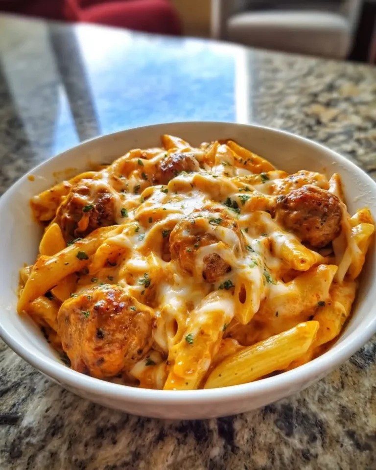 Craving comfort food? This Creamy BBQ Meatball Pasta Skillet is your easy one-pan dinner solution! Discover the recipe now.