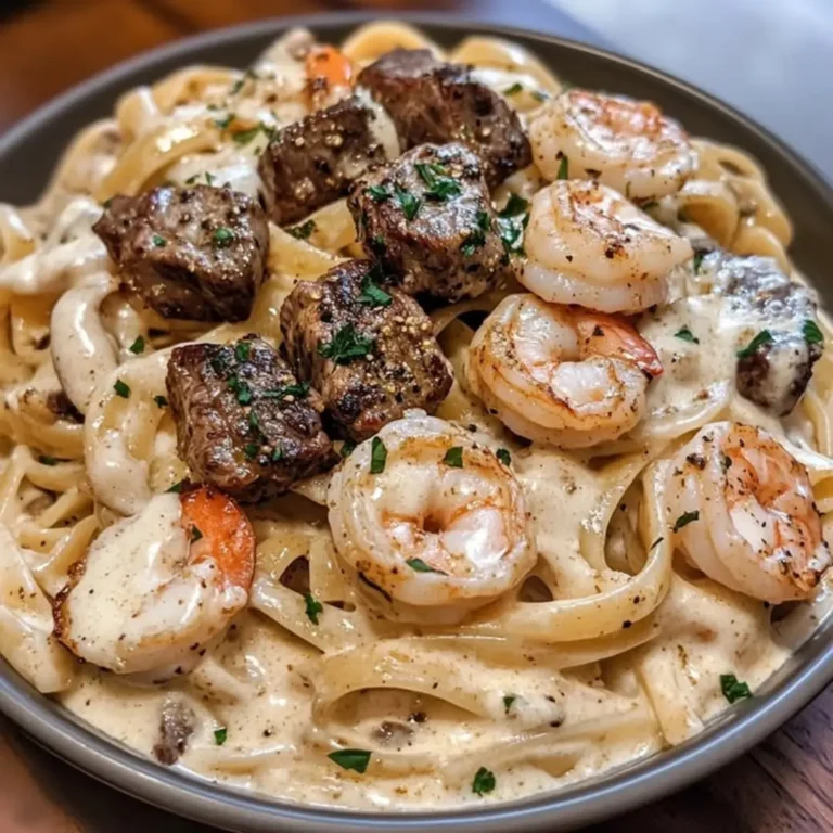 Want the best Creamy Cajun Alfredo Pasta with Steak and Shrimp? Discover 3 secrets for an unforgettable, easy recipe!