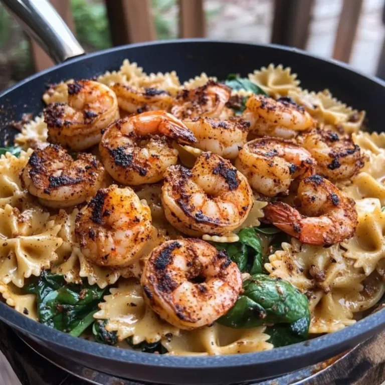 Want a quick dinner? This Creamy Cajun Shrimp Farfalle recipe is ready in 5 steps! Discover easy tips for a flavorful pasta dish.