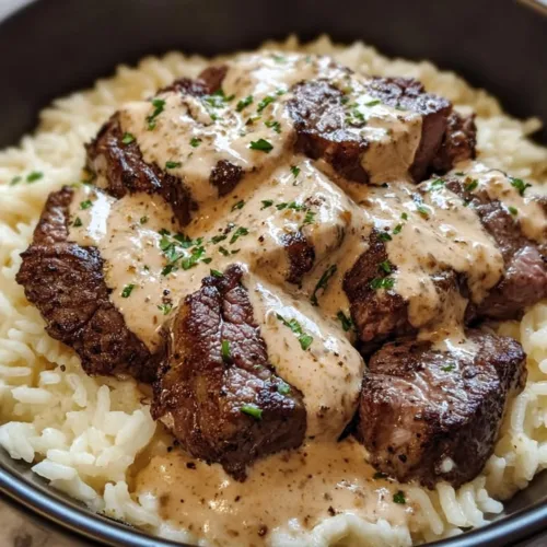 Want bold flavor? Best Creamy Cajun Steak Bites with Rice bring spicy steak and fluffy rice to your plate—Try.