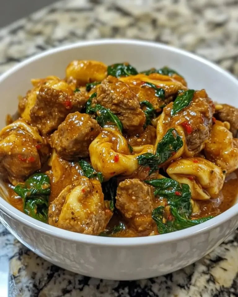 Want perfect dinner? This Creamy Garlic Butter Beef Tortellini Spinach recipe + 5 tips guarantees a flavorful, easy meal. Learn now!