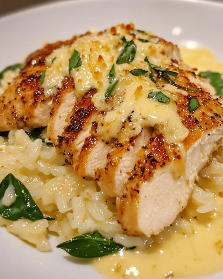 Craving comfort? Creamy Garlic Chicken with Parmesan Rice delivers rich garlic flavor and tender chicken—Discover.