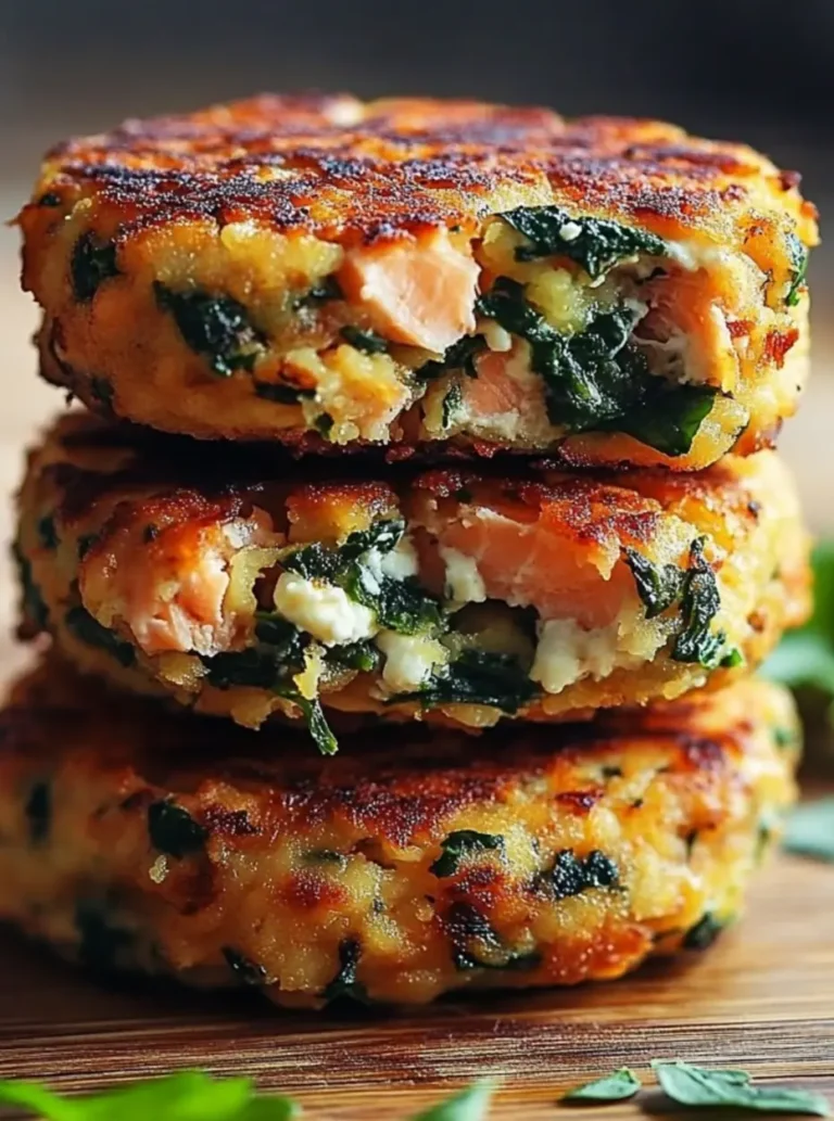 Craving healthy seafood? Discover 3 easy, delicious recipes for Crispy Salmon Cakes with Spinach and Feta. Try them tonight!
