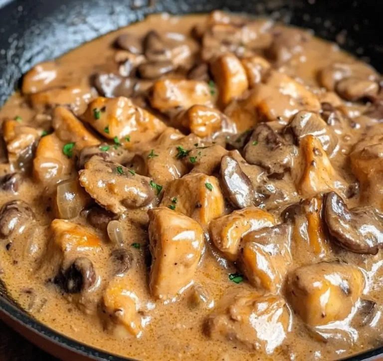 Craving comfort food? This Easy Chicken Stroganoff recipe uses only 5 ingredients! Learn how to make this simple, delicious meal tonight.
