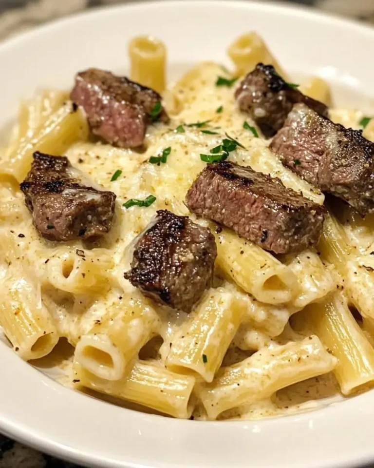 Want perfect Garlic Butter Steak Tips Rigatoni Alfredo? Uncover 3 top-secret tips for restaurant-quality results. Learn now!