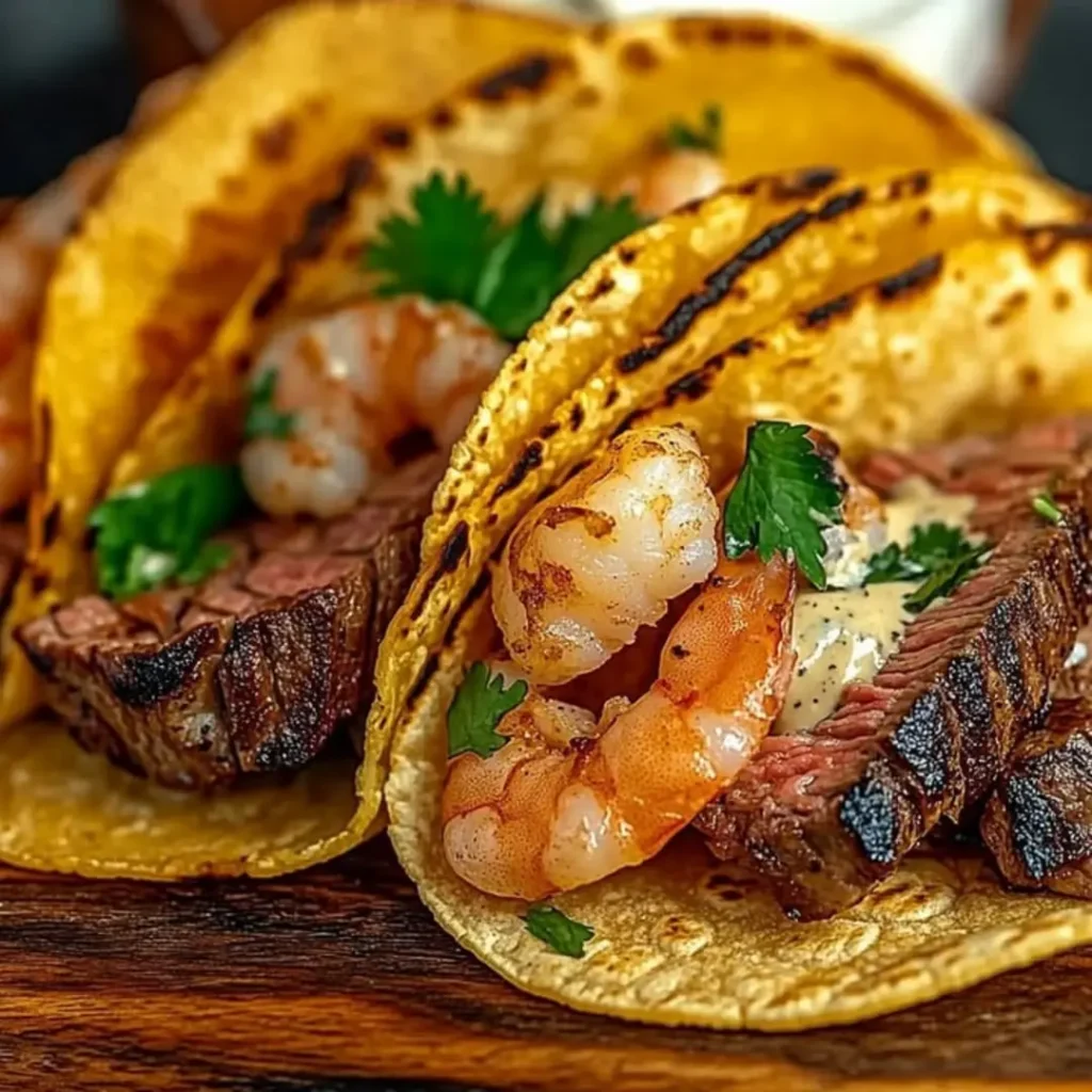 Craving tacos? Fire up the grill for this Grilled Steak Shrimp Taco Trio! Discover three delicious, easy twists on a classic favorite.