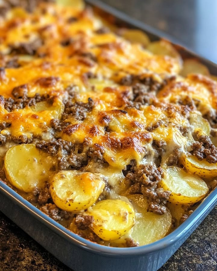 Savor Easy Ground Beef & Potato Bake with easy steps and flavor tips Try