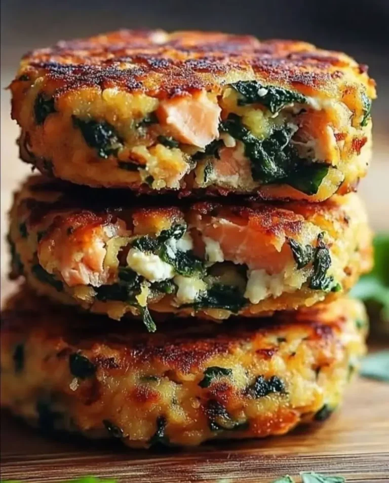 Craving a healthy, quick meal? Discover 7 reasons why you'll love Mediterranean Salmon Cakes with Spinach and Feta! Try this easy recipe now.