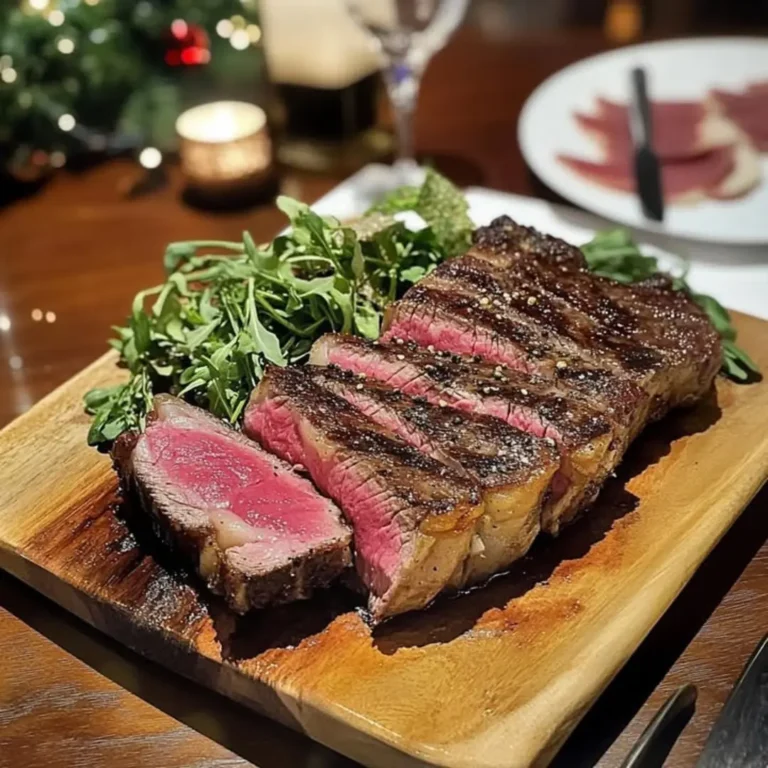 Want a perfect Medium-Rare Bone-In Ribeye Steak with Greens? Follow these 3 simple tips for a chef-worthy meal. Learn now!