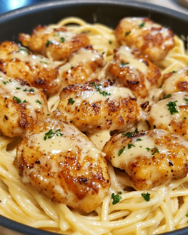 Discover Easy Parmesan Pasta with Sautéed Garlic Butter Chicken with easy steps and flavor tips Learn