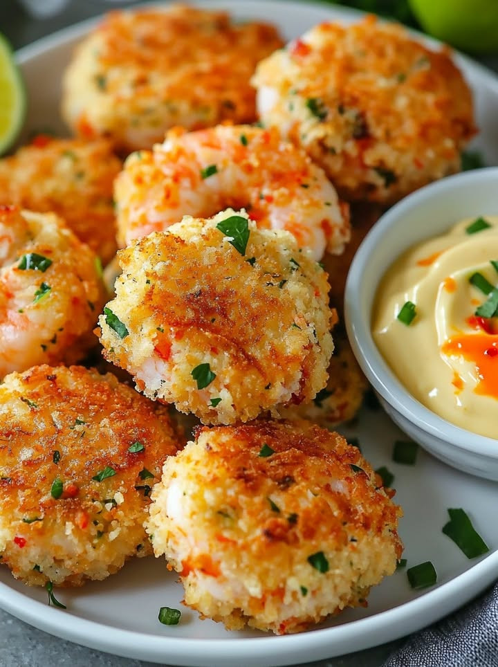 Discover Easy Shrimp Patties with Chili-Lime Mayo with easy steps and flavor tips Learn