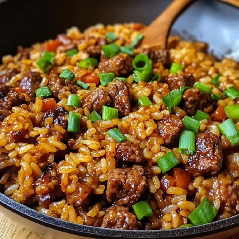 Craving easy dinner? This Smoky Honey Chili Beef Rice Skillet is ready in 10 minutes! Learn how to make this quick, flavorful recipe. Try it tonight!