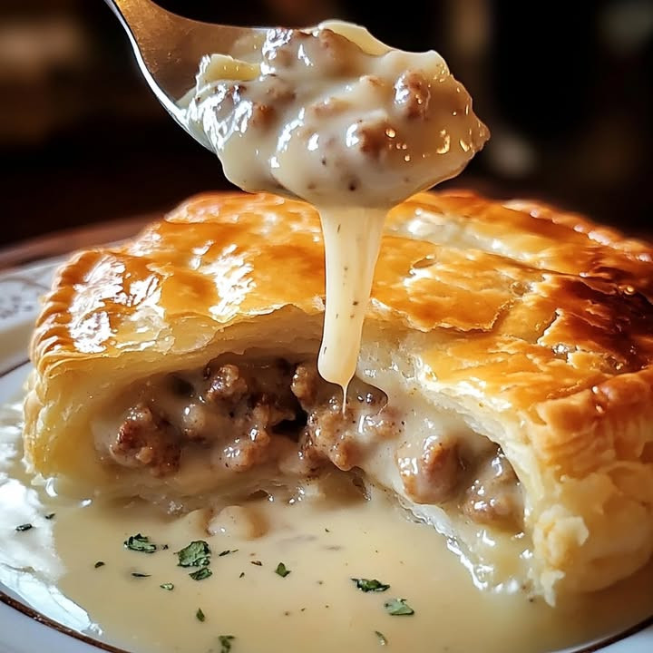 Brunch boost? Why Southern‑Style Sausage Gravy Puff Pastry Pie Rocks Brunch layers savory gravy in flaky pastry—Try.