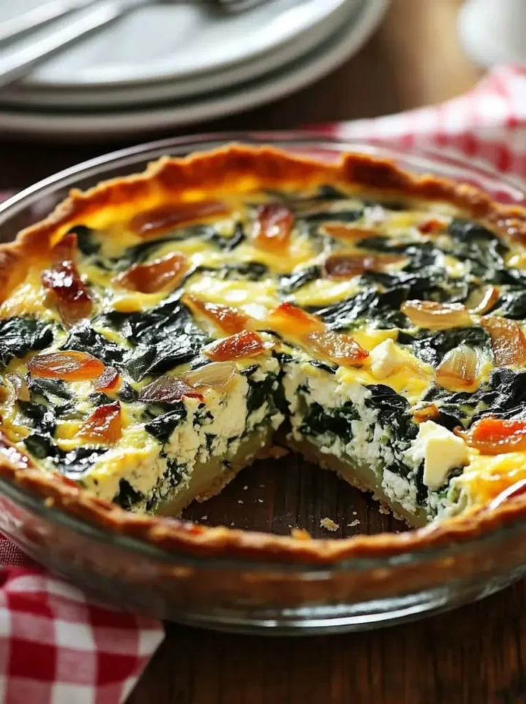 Want a tasty, healthy breakfast? Discover 3 reasons to love our easy Spinach Feta Egg Bake with Onions recipe!