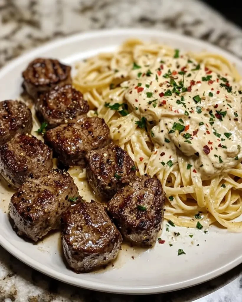 Craving Steak Bites Creamy Cajun Fettuccine Parmesan? Get 5 tips to make this flavorful recipe perfectly every time. Learn now!