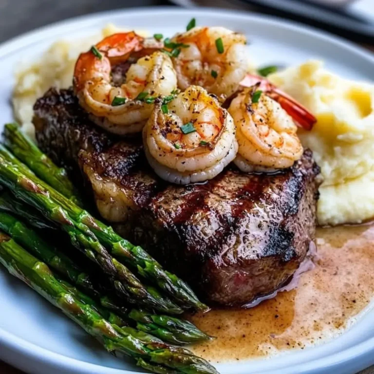 Craving restaurant-level Steak and Shrimp with Garlic Butter Sauce? Learn our 3 easy steps for a perfect surf and turf dinner. Try it tonight!