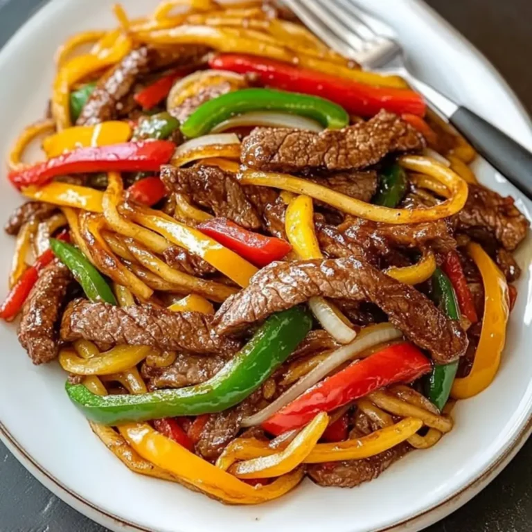 Craving a quick meal? Learn to make delicious Stir-Fried Beef Bell Peppers Noodles in 3 easy steps! Simple recipe and tips. Try it now!