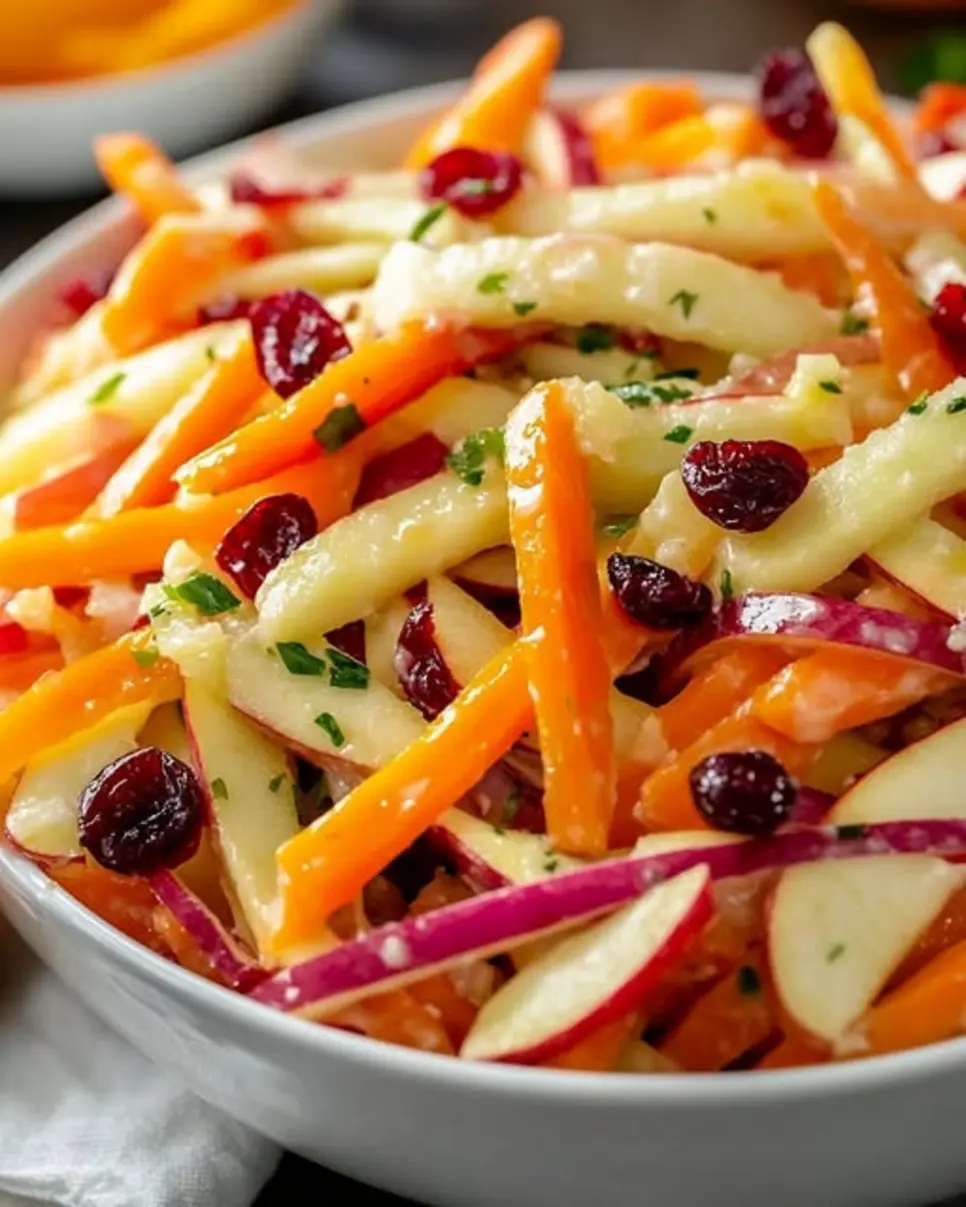 recipes 18 Apple Cranberry Carrot Salad