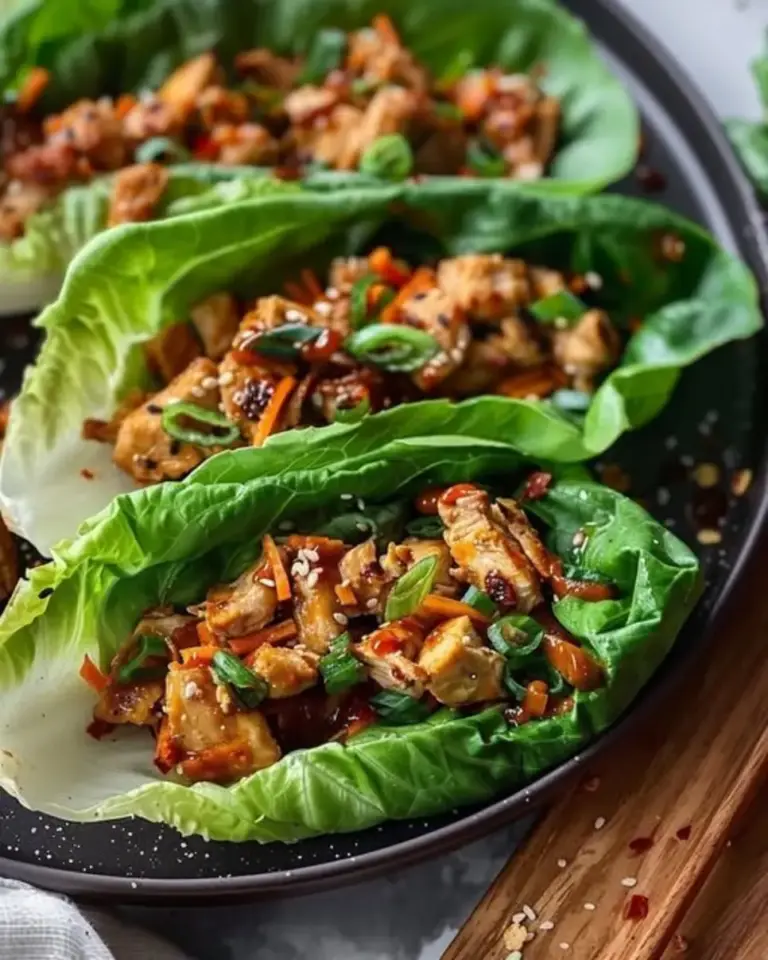 Asian Chicken Lettuce Wraps