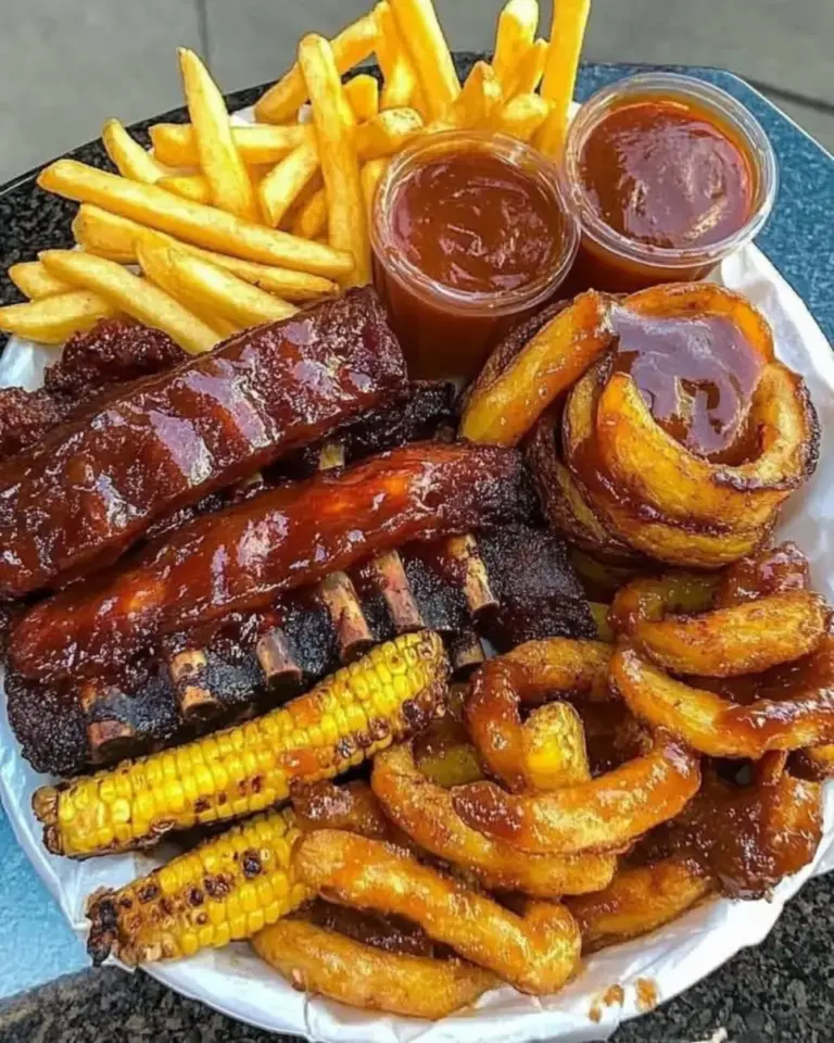 BBQ Beef Ribs and Pork Ribs