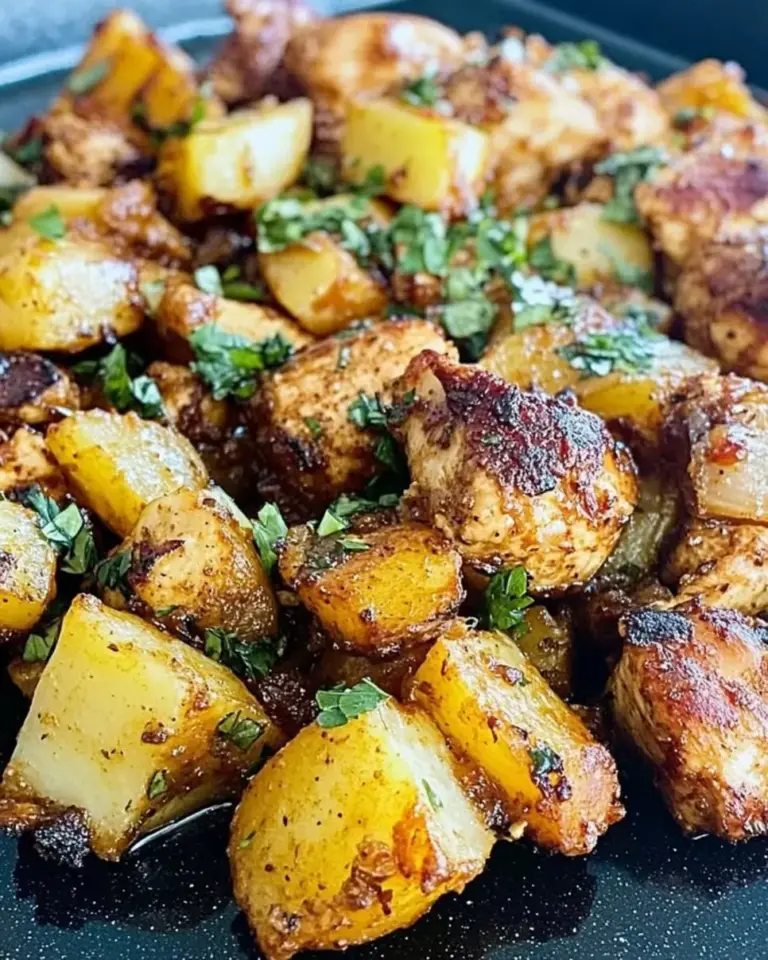 BBQ Ranch Chicken and Potato Tray Bake