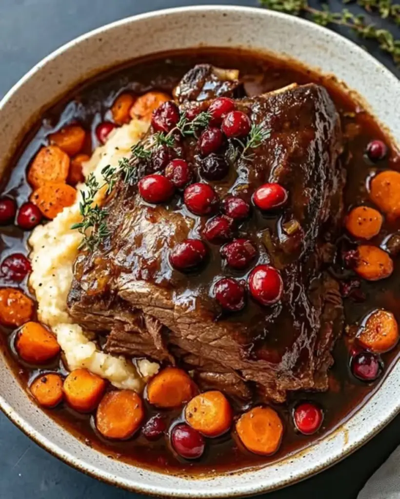recipes 7 Beef Roast with Cranberry Balsamic Glaze 1