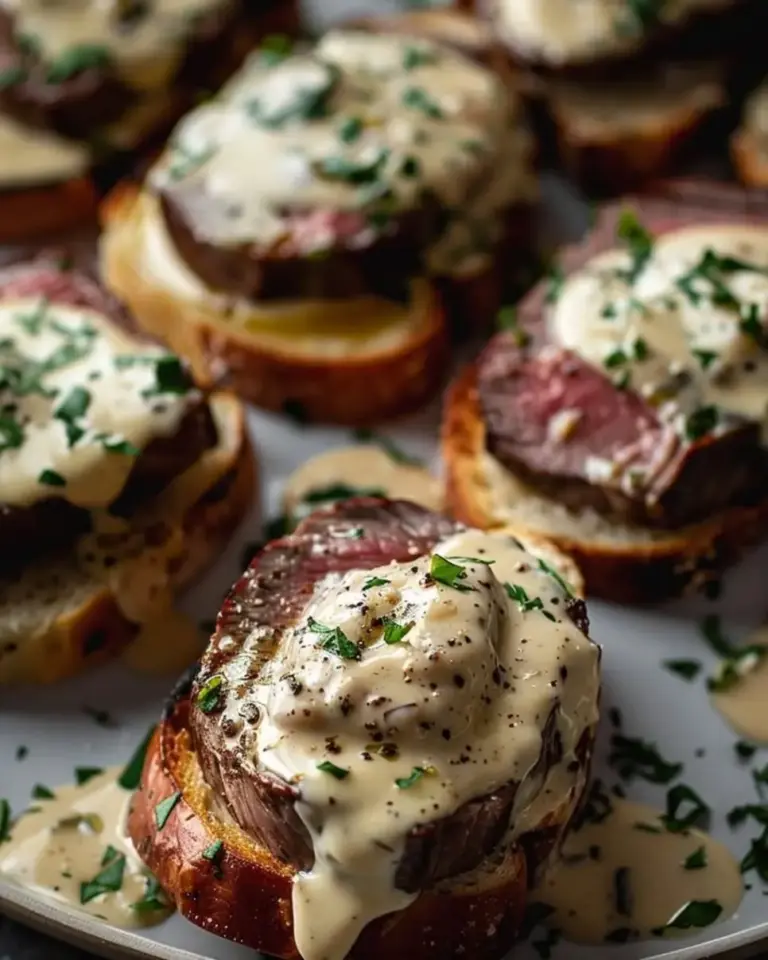 Beef Tenderloin Crostini