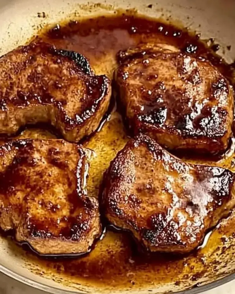 Brown Sugar Glazed Pork Chops