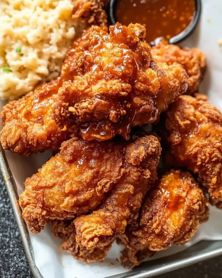 Buttermilk Fried Chicken with Honey Hot Sauce