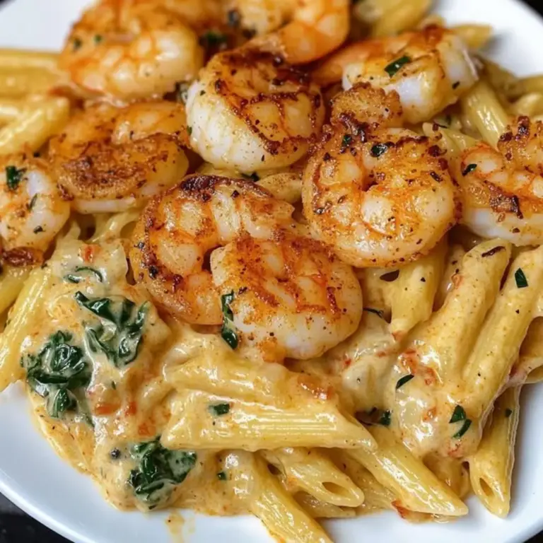 Cajun Seafood Penne Pasta