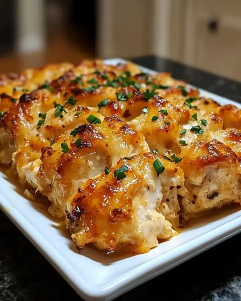 Cheesy Garlic Chicken Casserole Bake